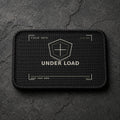 FIELD OATH Under Load Patch rectangular black embroidered patch with original FIELD OATH artwork